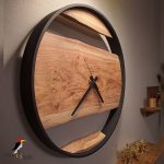 ساعت چوبی مدرن