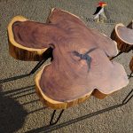 میز عسلی روستیک