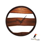 ساعت دیواری چوبی