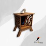 میز عسلی چوبی مدل ترنج