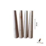 پایه مخروطی چوبی ۲۰ سانتی راش | پایه مبل و میز با کیفیت بالا - Image 4